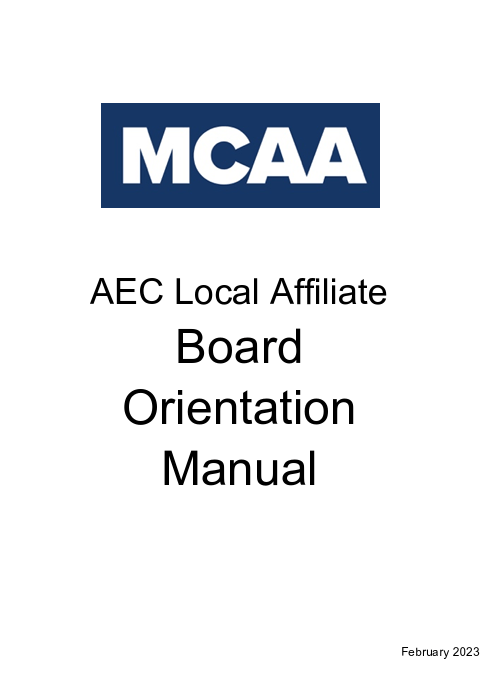 AEC Local Affiliate Board Orientation Manual